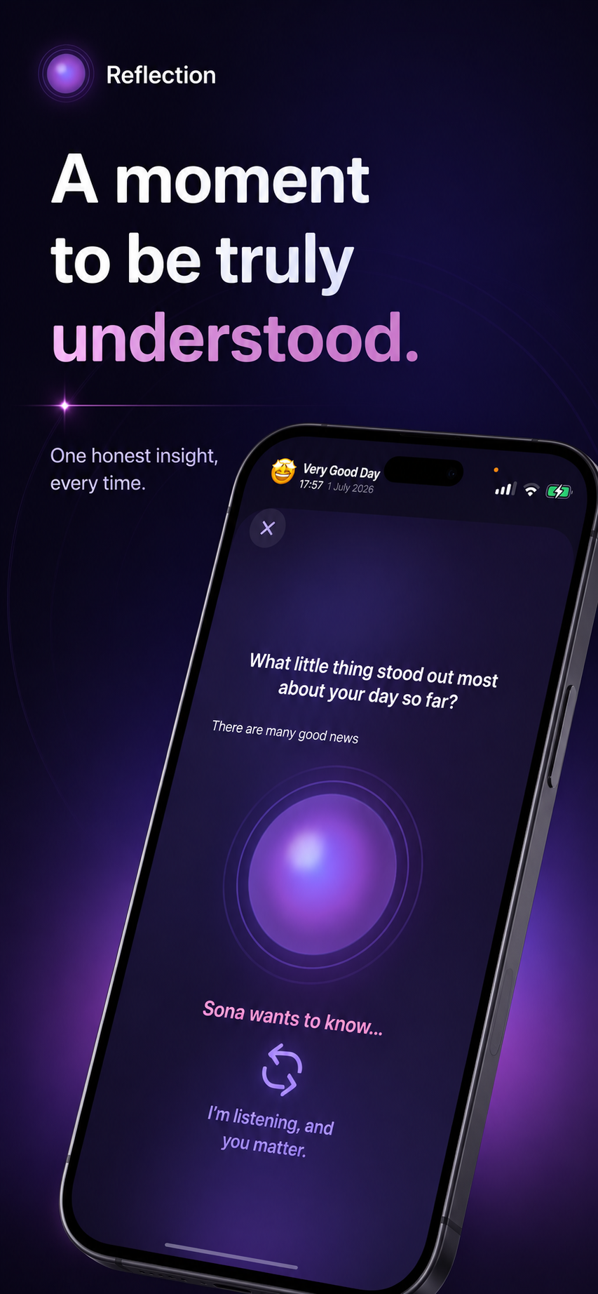 Reply by voice